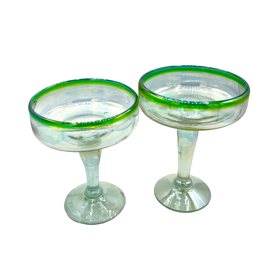 Bubble Glass Margarita Glasses - Picture 7 of 11